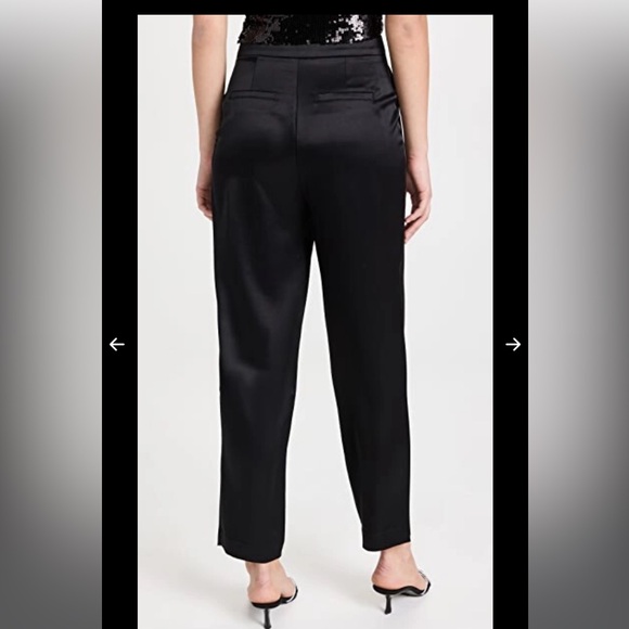 GENERATION LOVE PORTIA SATIN PANTS IN ESPRESSO, NWT - Picture 5 of 14